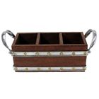 876140007038 Undisclosed Wood And Metal Kitchen Tool Caddy