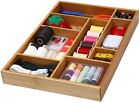 88682 Drawer Organizer Bamboo Kitchen Bathroom Storage Divider Home 7110105388682