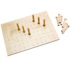 90713001678 Wood Peg Board Drawer Organizers Natural
