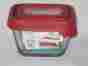91847 Anchor Hocking True Seal By 1 7 8 Cup Glass Container With Red Rubber Lid New