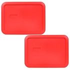 9596005 Rectangle Lids Red Cup Storage For Glass Dish 794759596005