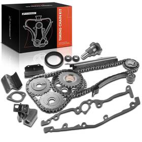 Aptck051 A-premium 18pcs Engine Timing Chain Kit With Idler Sprocket And Guide Rail Tensi