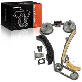Aptck303 A-premium 12pcs Engine Timing Chain Kit With Sprocket And Tensioner Guide Compat