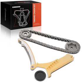 Aptck370 A-premium 5-pc Engine Timing Chain Kit With Sprocket And Tensioner Guide Comp