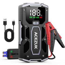 6000a Acezuk 684514186384 Car Jump Starter 12v 8-in-1 Battery Pack Up To 7.0l Gas & 6000a Acezuk 684514186384 Car Jump Starter 12v 8-in-1 Battery Pack Up To 7.0l Gas &