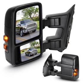 Aetwm046 Aeagle Towing Mirrors For Ford F-250 F-350 F-450 F-550 Super Duty 2008-2016 Power He