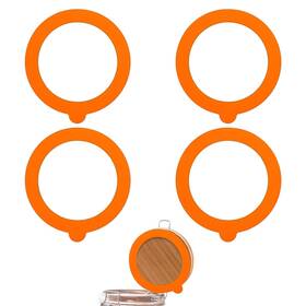 Jrbtva2x Aeaocvo 599674 1 4 Pcs Rubber Seals For Glass Jars 4.5 Inch Silicone Gasket Sealing Rings Gl