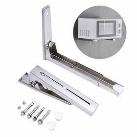 Aebor 734914249667 Stainless Steel Microwave Mount Bracket Retrackable Foldable Oven