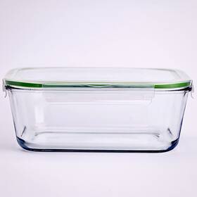 Agtrade 301660475031 120 Oz Large Glass Food Storage Containers With Airtight Lids 3.5 L Family Si