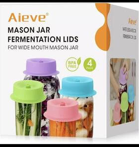Pd231012077 Aieve Fermentation Lid 4 Pack Fermenting Lids Fermenter Cap For Wide Mouth