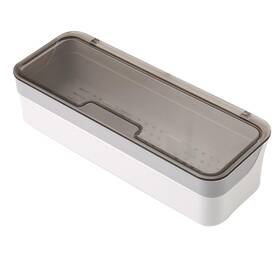 Lj-618 Aiyoo Large Capacity Plastic Kitchen Drawer Organizer With Lid And Drainer Stackabl