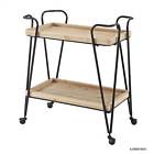 Ajubar1kd01 Linon Rectangular Bar Cart 753793012346