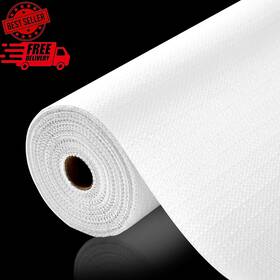 Aliuni 313035236208 Non-slip Waterproof Shelf And Drawer Liner 12 In X 10 Ft White Ships Free