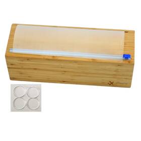 Vbd-l01 Altcooking Hub Vacuum Sealer Bag Roll Dispenser With Slide Cutter - Reusable Bamboo B