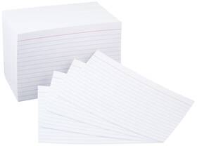B06xt1h3tn Amazon Basics Ruled Lined Index Cards For Notes 100 Count Pack Of 5 White