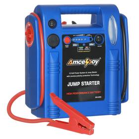 Hh-895 Amcelooy 2000 Peak Amp Car Battery Jump Starter 12v Booster For Up To 8.0l Gas And