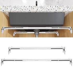 3036 Angelbecke Undermount Sink Support Brackets Adjustable Stainless Steel 3036 Angelbecke Undermount Sink Support Brackets Adjustable Stainless Steel