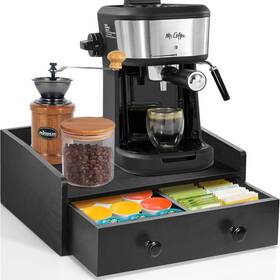 562153 Anrxncy Countertop Coffee Bar Organizer Station With Black