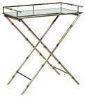 Snm37as Antique Tray Brass 3178865 Id Serving Folding