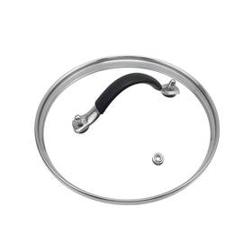 Wq24028 Antrader Glass Lid 7 Inch Tempered Replacement With Silicone Handle For Any Co