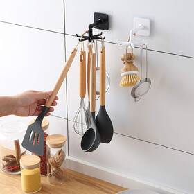 Ch112357869r3 Aosome Under Cabinet Utensil Holder Hanger Hook For Kitchen And Bathroom 2 Pa