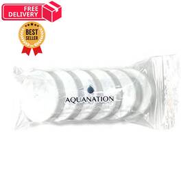 Aquanation 748774444919 48mm Threaded/screw-on Caps Lids For 3 And 5 Gallon White