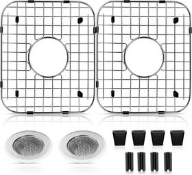 X11.6 Arlba 711181021608 2 Pack 13.7 Inch 304 Stainless Steel Sink Protectors Grid For 14.2 X 12