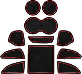 Asgohme 618202631825 Anti-dust Upgraded Interior Pads Accessories Compatible With Dodge Challenger 2