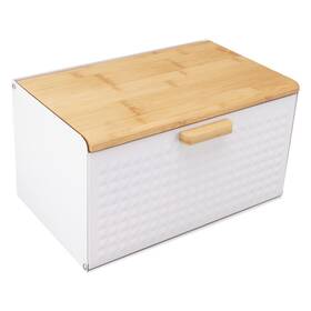 Asixxsixcqvt9w0bd2-11 Asixxsix Bread Box With Wood Lid Vintage Storage Bin Large Capac