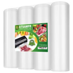 Atsamfr 192408456876 Total 200feet 11x50 Rolls 4 Pack Vacuum Sealer Food Bags Wit... Fast Ship Atsamfr 192408456876 Total 200feet 11x50 Rolls 4 Pack Vacuum Sealer Food Bags Wit... Fast Ship