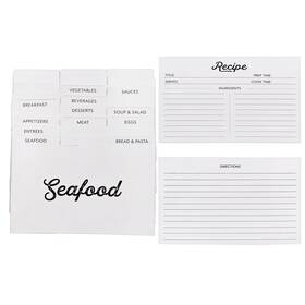 Auldhome Design 651174923864 Farmhouse Recipe Card Set 118-piece 100 Cards With Dividers Fits 4x6 Rec Auldhome Design 651174923864 Farmhouse Recipe Card Set 118-piece 100 Cards With Dividers Fits 4x6 Rec