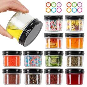 At-241128-012 Aurotrends Small Mason Jars 4 Oz 12pcs With Gold Lids L