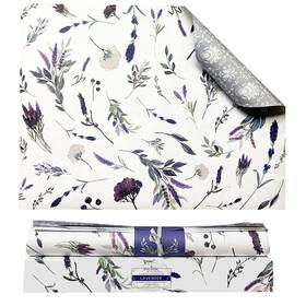 Aveline & Two Brothers 060889530024 Lavender Scented Drawer Liners For Dresser - 8 Sheets Non Adhesive Cabinet Li
