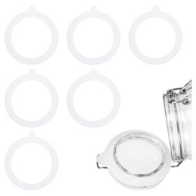 737837 Aysatogc 1 Pwvzpmqw 6pcs Silicone Jar Gaskets Large 4.5inch Airtight Rubber Seals Rings For Glas
