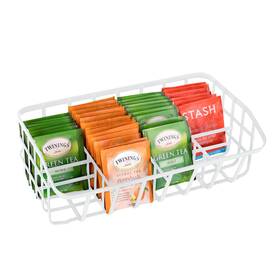 68268 Baflan Tea Bag Organizer Caddy - Metal Box Storage Holder For Cups Pods P
