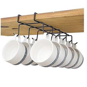 Bafvt 703532782214 Coffee Mug Holder Mugs Rack Under Shelf Kitchen Storage Drying Stainl