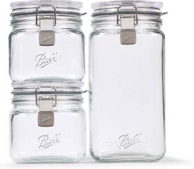 2133176 Ball Storage Latch Jars 3-pack 2 Quart And 1 Half-gallon Jar Clear 2133176 Ball Storage Latch Jars 3-pack 2 Quart And 1 Half-gallon Jar Clear