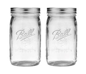 81400 Ball Wide Mouth Glass Mason Jars With Lids And Bands Used For Canning Pickl