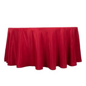 Balsa Circle Tab 120 Wine Poly 010 10 Pcs Inch Round Tablecloths Fabric Table Cover Linens Washa
