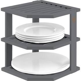 Bambü Si 365779700804 Plate Organizer For Cabinet - Corner And Kitchen Bambü Si 365779700804 Plate Organizer For Cabinet - Corner And Kitchen