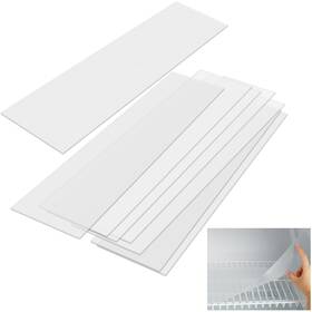Sij-barydat-156 Barydat 8 Pcs Frosted Plastic Shelf Liner Waterproof Non Adhesive Mats