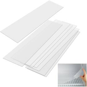 Sij-barydat-2613 Barydat 8 Pcs Frosted Plastic Shelf Liner Waterproof Non Adhesive Mats For Wire