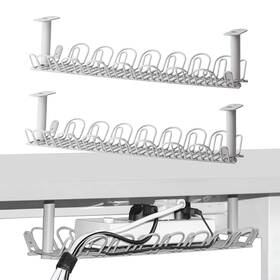4330227480 Baskiss 2 Packs Cable Management Tray 14 Inch Under Desk Holder For Wire Organ 4330227480 Baskiss 2 Packs Cable Management Tray 14 Inch Under Desk Holder For Wire Organ