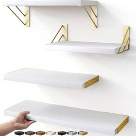 B0dhzz5s8k Bayka Floating Wall Shelves Rustic Wood For Bedroom Living Room B0dhzz5s8k Bayka Floating Wall Shelves Rustic Wood For Bedroom Living Room