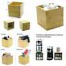 Bb1682 Natural Bamboo Tea Coffee Box Storage Organizer Stackable Pod Bag