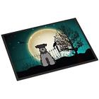 Bb2242mat Carolines Treasures Doormats Halloween Scary Miniature Schanuzer Mat 638508414250