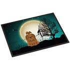 Bb2276mat Carolines Treasures Doormats Halloween Scary Shih Tzu Chocolate 638508414595