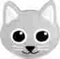 Bc16-eu Kikkerland Talking Cat Bag Clip 612615068810