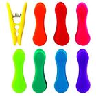 Bc24a Kikkerland Food Savers Storage Containers Rainbow Bag Clips 612615077317