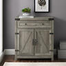 Bdf30bdgw Delacora Rustic Farmhouse Single Drawer Cabinet Grey 840035362588